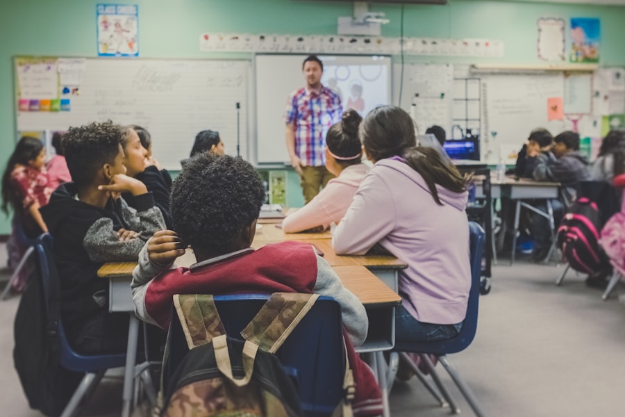 Teacher using Gemini AI assistant to plan lessons on a laptop
